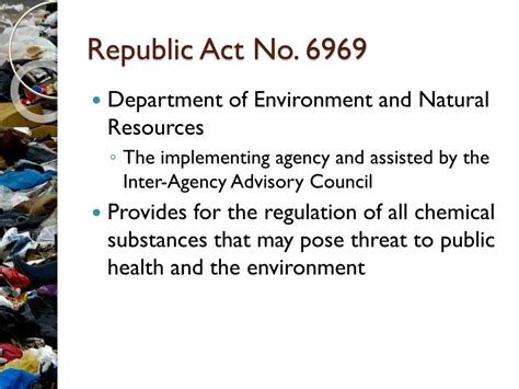 Republic Act 6969.
